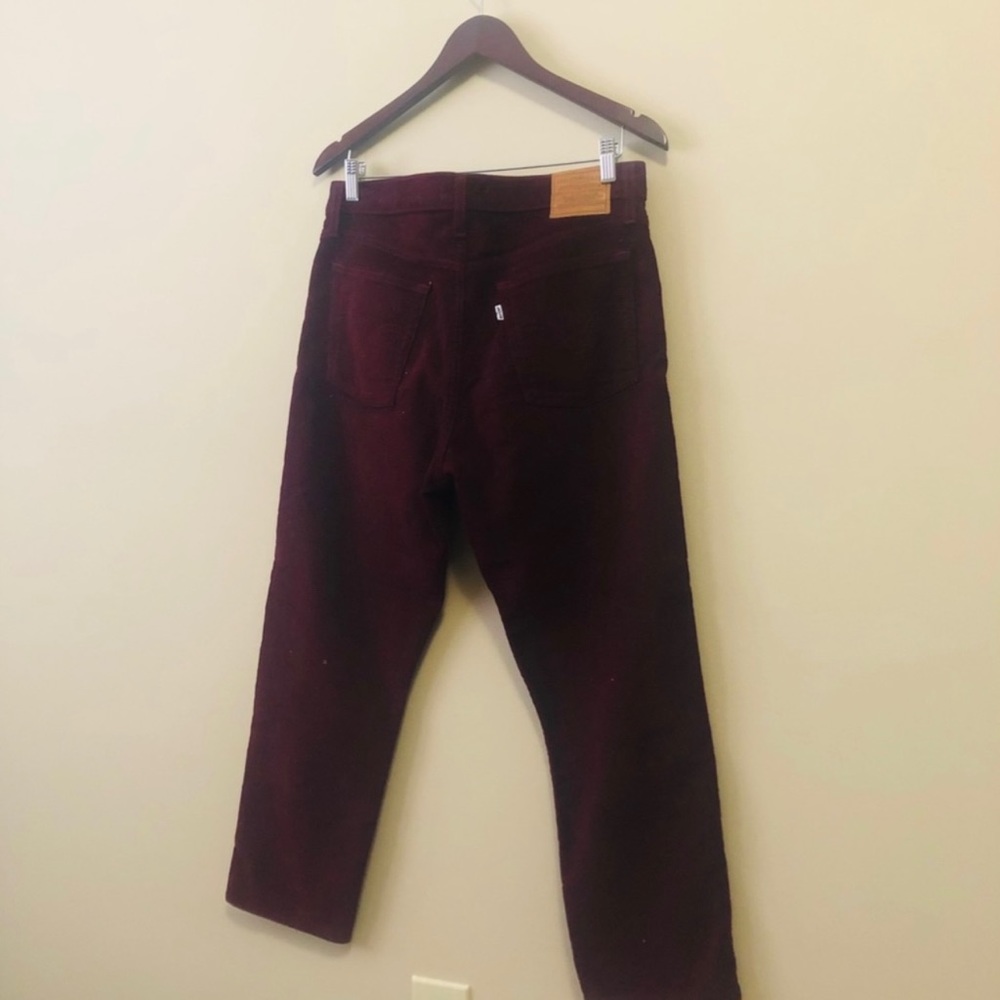 Levi Wedgie Straight Corduroy Pants